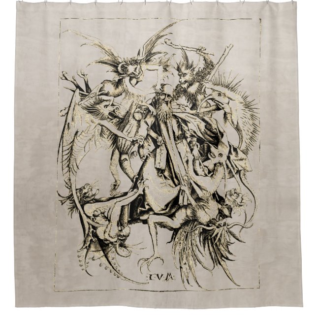 Temptations of St Anthony Shower Curtain (Front)