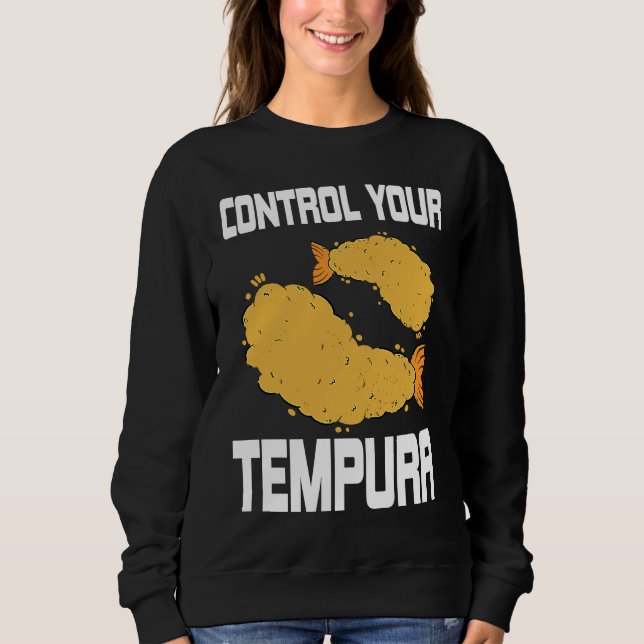 Tempura Pun Costume Shrimp And Seafood Sweatshirt (Front)