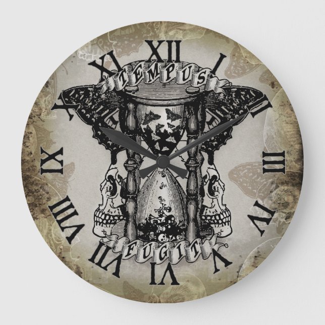 Tempus Fugit Large Clock (Front)