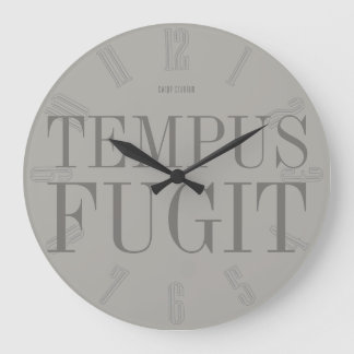 Tempus Fugit Large Clock