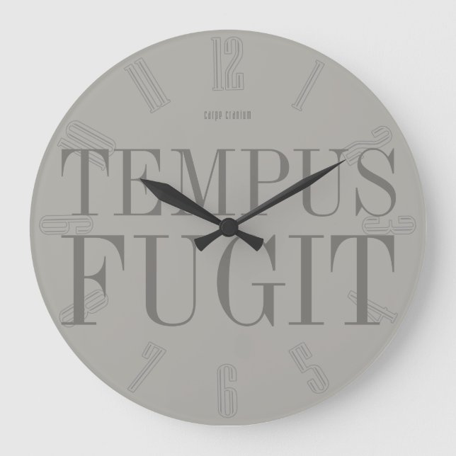 Tempus Fugit Large Clock (Front)