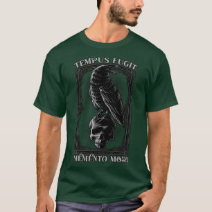 Tempus Fugit Memento Mori Latin Phrase Gift T-Shirt