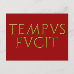 Tempus Fugit Postcard