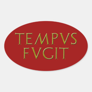 Tempus Fugit Sticker
