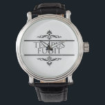 Tempus Fugit Watch<br><div class="desc">Tempus Fugit is a Latin phrase meaning "time flies". This is the perfect item to communicate the concept that time is of the essence! A perfect gift for a student or teacher of Latin!</div>