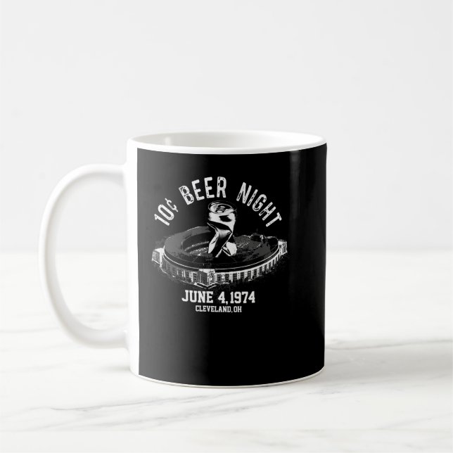Ten Cent Beer Night Cleveland CLE Baseball  Coffee Mug (Left)