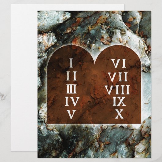 Ten Commandments (Front/Back)