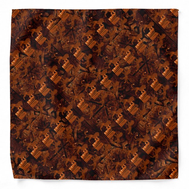 Ten Commandments and Lions Bandana (Front)