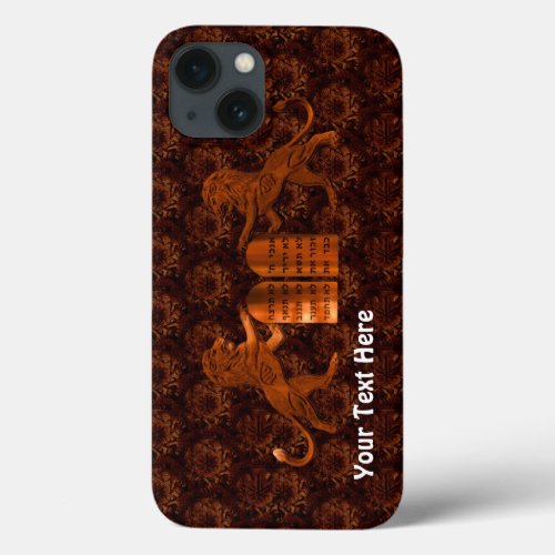 Ten Commandments and Lions iPhone 13 Case