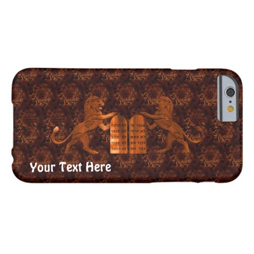 Ten Commandments and Lions Barely There iPhone 6 Case