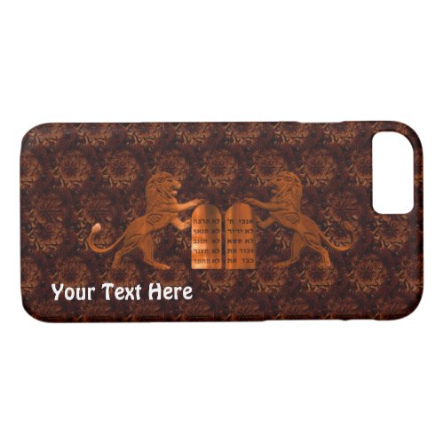 Ten Commandments and Lions iPhone 87 Case