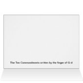 Ten Commandments Cards (Inside Horizontal (Top))