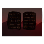 Ten Commandments Cards (Front Horizontal)