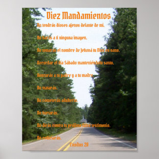 Ten Commandments - Celestial Poster Road