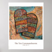 The Ten Commandments Poster