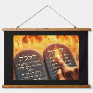 Ten Commandments Hanging Tapestry
