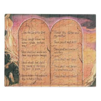 "Ten Commandments" (Jigsaw Puzzle) Jigsaw Puzzle