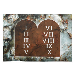 Ten Commandments Placemat