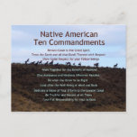 Ten Commandments Postcard at Zazzle