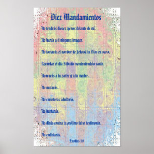 Ten Commandments Poster