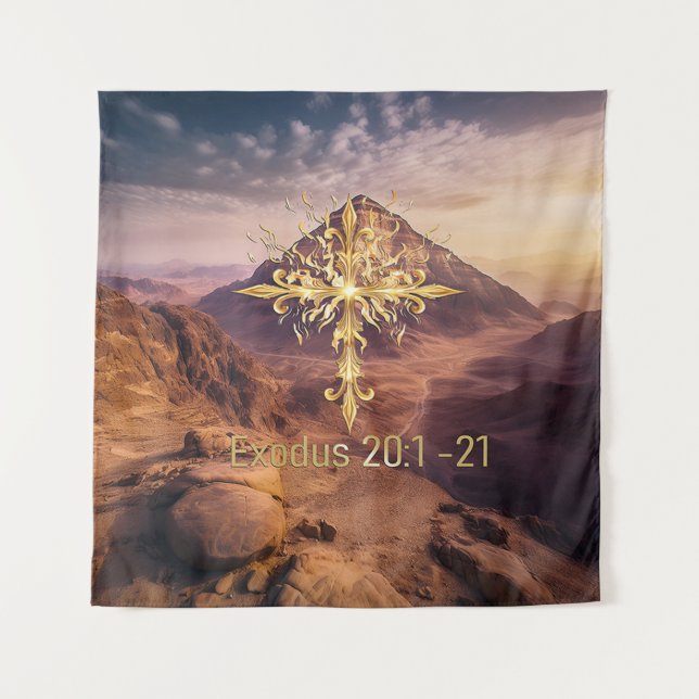 Ten Commandments Tapestry (Front)