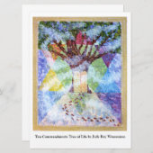 Ten Commandments Tree of Life - Judy Rey Wasserman (Front/Back)