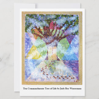 Ten Commandments Tree of Life - Judy Rey Wasserman