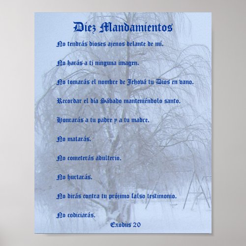 Ten Commandments _ Winter Poster