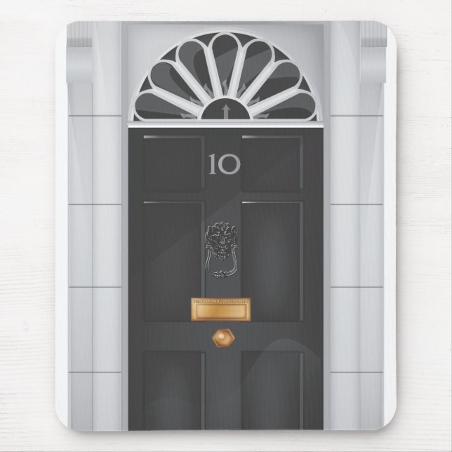 Ten Downing Street Door Mouse Pad (Front)