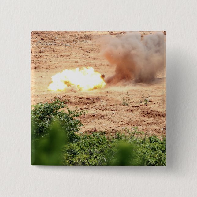 Ten half-pound blocks of TNT Button (Front)