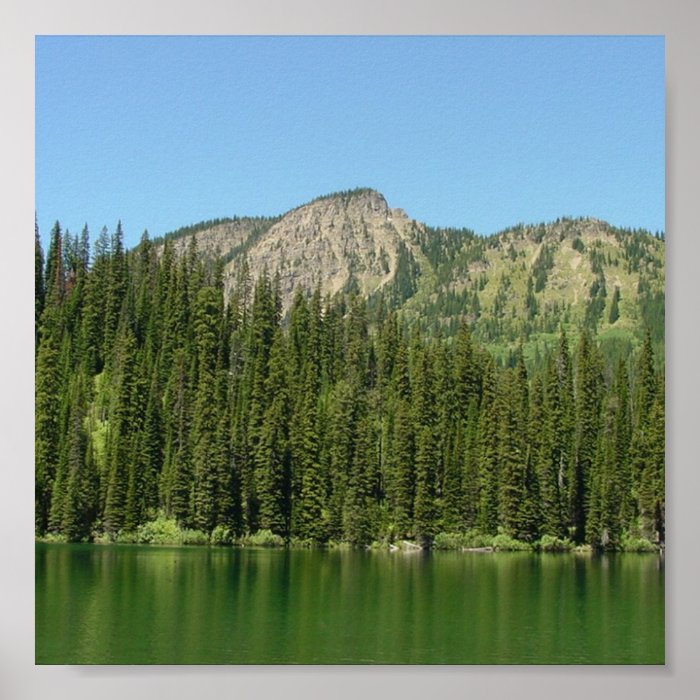 Ten Lakes   Montana Back Country Print