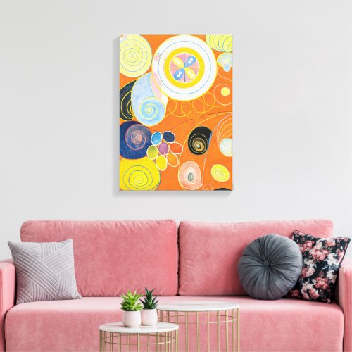 Ten Largest No 3 Youth  Hilma af Klint  Canvas Print