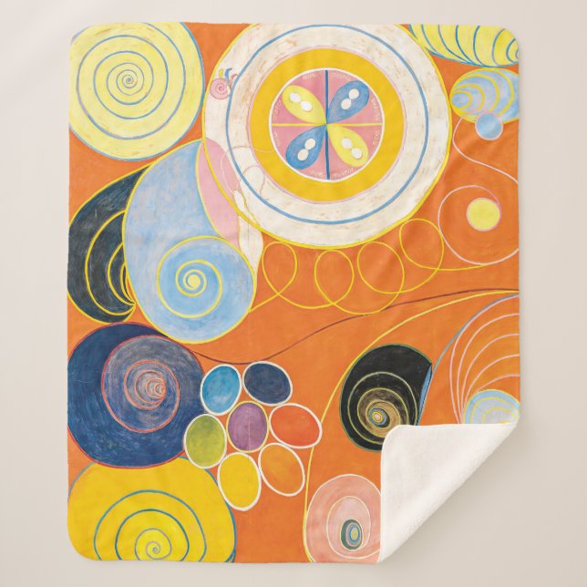 Ten Largest, No. 3, Youth | Hilma af Klint | Sherpa Blanket (Front)
