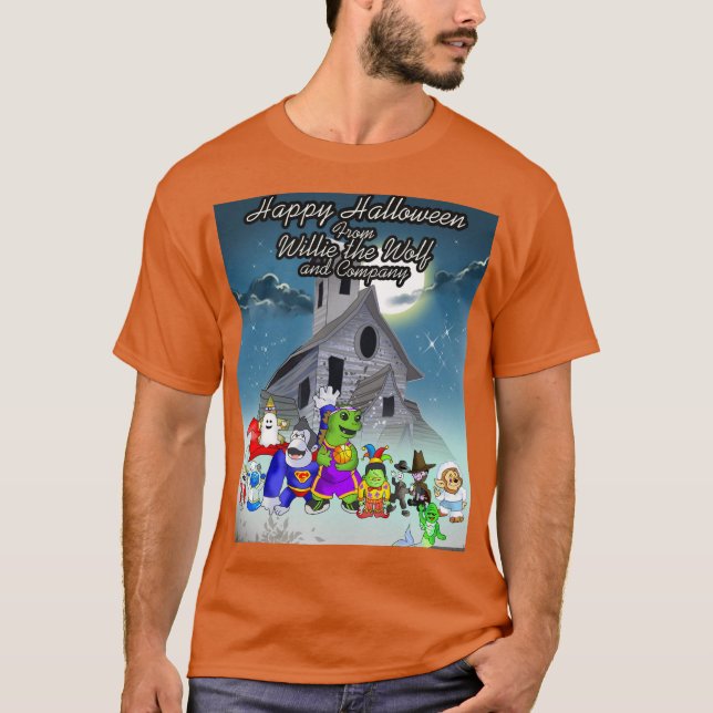 Ten Liittle Monsters Happy Holloween(v2) T-Shirt (Front)