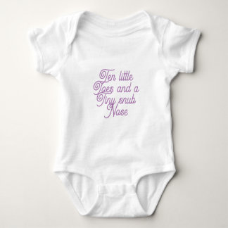 Ten Little Toes Baby Bodysuit
