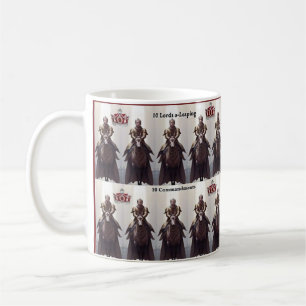 Ten Lords a-Leaping, 10th Day of Christmas mug