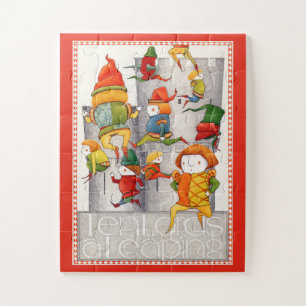 TEN LORDS A LEAPING 11x14 Big Pieces Puzzle