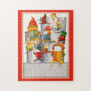 TEN LORDS A LEAPING 11x14 Puzzle