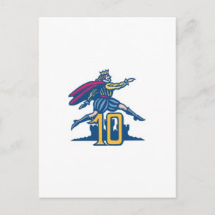 Ten Lords a-Leaping Holiday Postcard