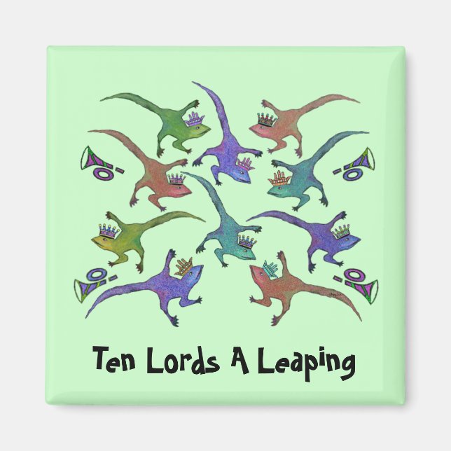Ten Lords A Leaping Magnets (Front)