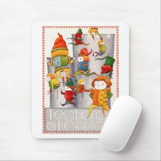 TEN LORDS A LEAPING Mousepad