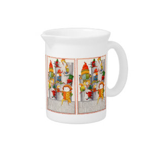TEN LORDS A LEAPING Porcelain Pitcher