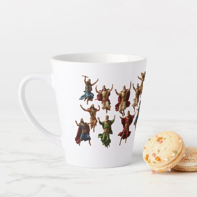  Ten-Lords-A-Leaping The Commandments Latte Mug (In Situ)