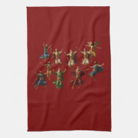 Ten Lords Leaping The Ten Commandments Vector