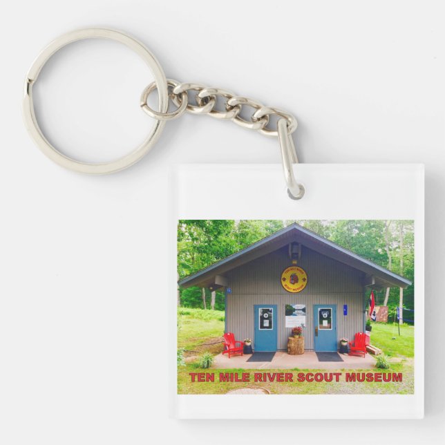 Ten Mile River Scout Museum Front Key Chain (Front)