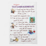 Ten Minnesota Commandments Towel at Zazzle