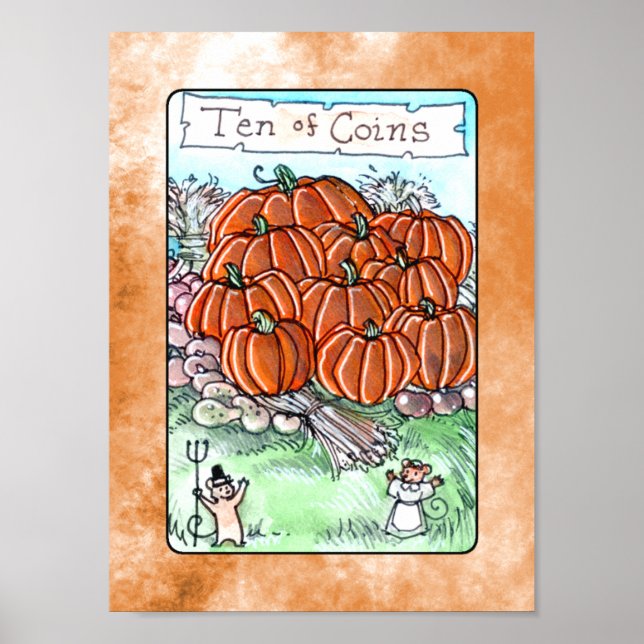 Ten of Coins Poster (Front)