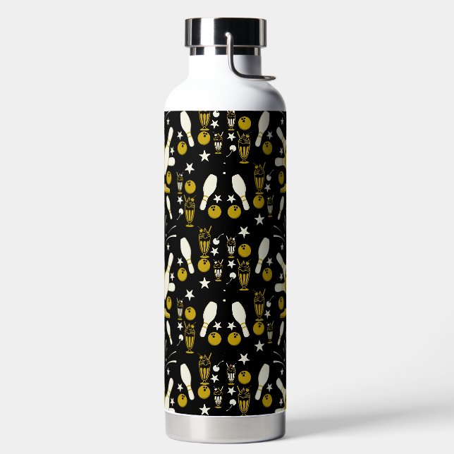 Ten Pin Bowling Home Decor Water Bottle (Left)