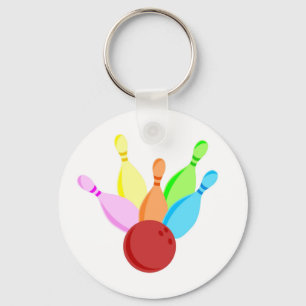 Ten Pin Bowling Keychain