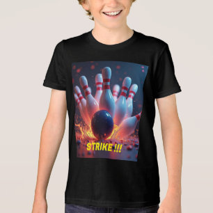 ten pin strike Tri-Blend shirt